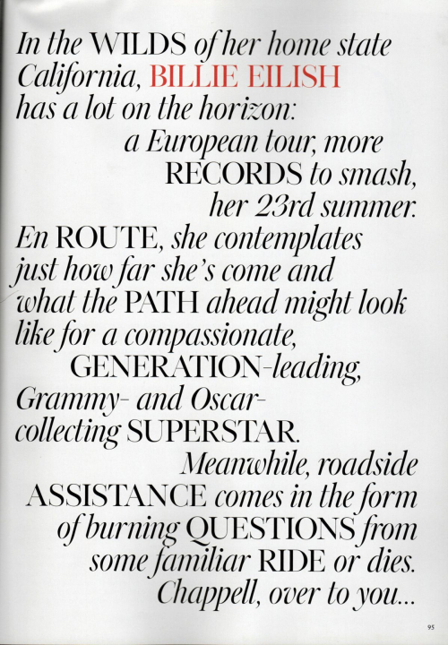 Billie Eilish in Vogue UK, May 2025 10