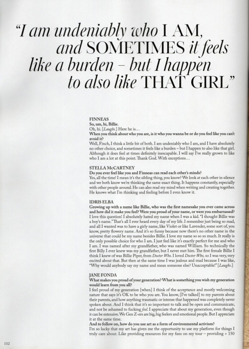 Billie Eilish in Vogue UK, May 2025 4