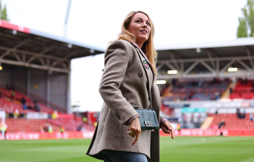 Blake Lively at Sky Bet Match Wrexham vs Charlton, April 2025 3