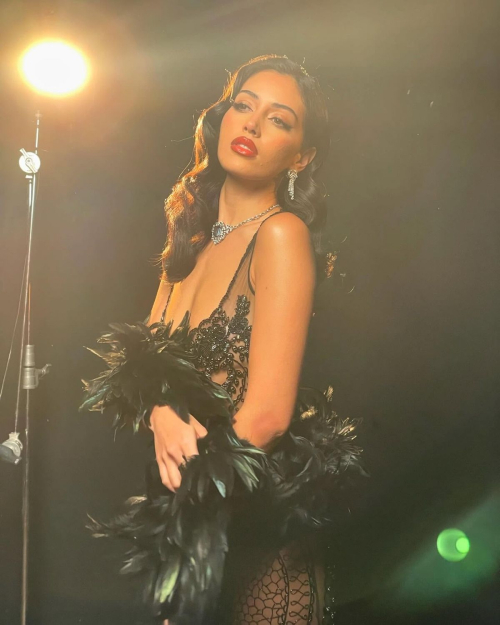 Cindy Kimberly in Cherry Red music video, April 2025 5