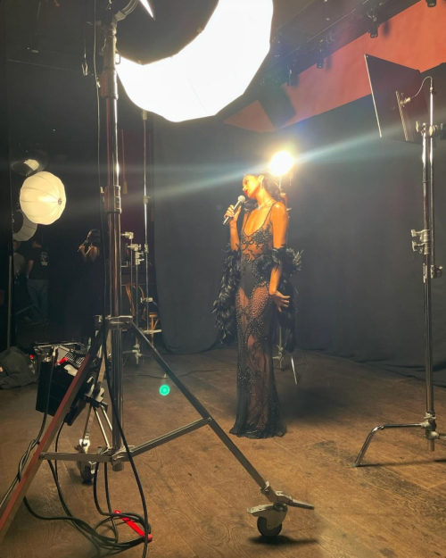Cindy Kimberly in Cherry Red music video, April 2025 6