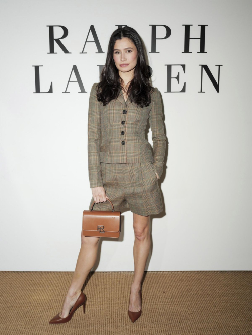 Delaney Rowe at Ralph Lauren Fall 2025 Collection Show in New York, April 2025 1