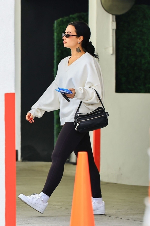 Demi Lovato leaves parking lot Beverly Hills, April 2025 2
