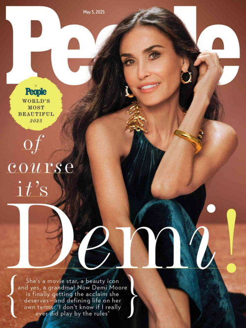 Demi Moore for People magazine beautiful, May 2025