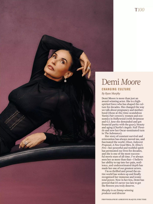 Demi Moore in Time 100 magazine, April 2025 2
