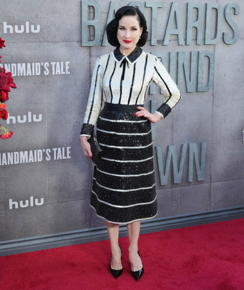 Dita Von Teese at Handmaids Tale Season 6 Premiere Los Angeles, April 2025 5