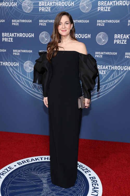 Drew Barrymore at Breakthrough Prize Ceremony, April 2025
