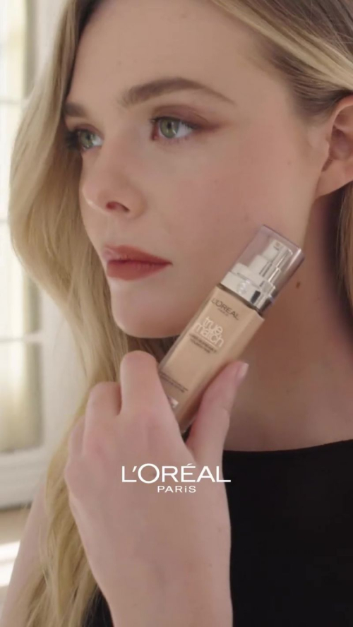 Elle Fanning for L’Oreal True Match Campaign, April 2025 2