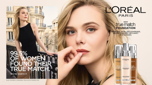 Elle Fanning for L’Oreal True Match Campaign, April 2025 7