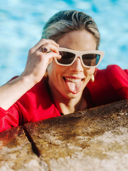 Emily Bett Rickards for Vingt Sept Magazine, April 2025 14