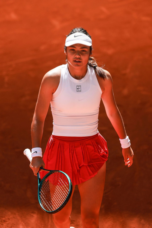 Emma Raducanu at Mutua Madrid Open First Round Madrid, April 2025