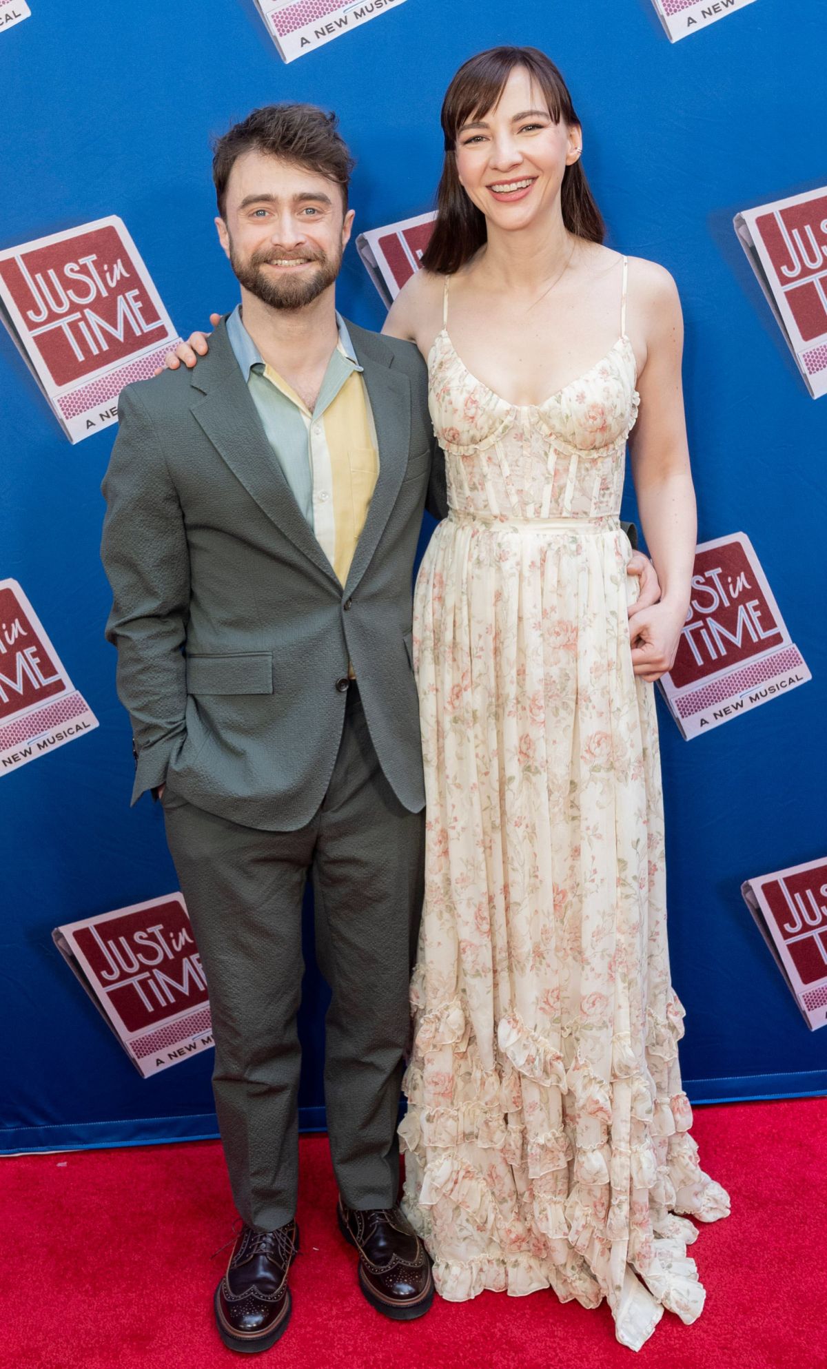 Erin Darke at Just in Time Broadway Show Opening Night in New York, April 2025