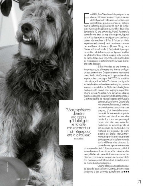 Eva Mendes in Elle France, April 2025 3