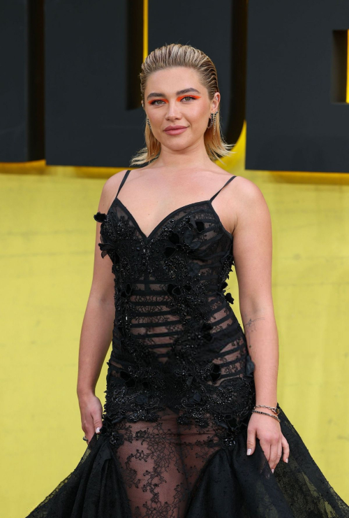 Florence Pugh at Thunderbolts Premiere in London, April 2025