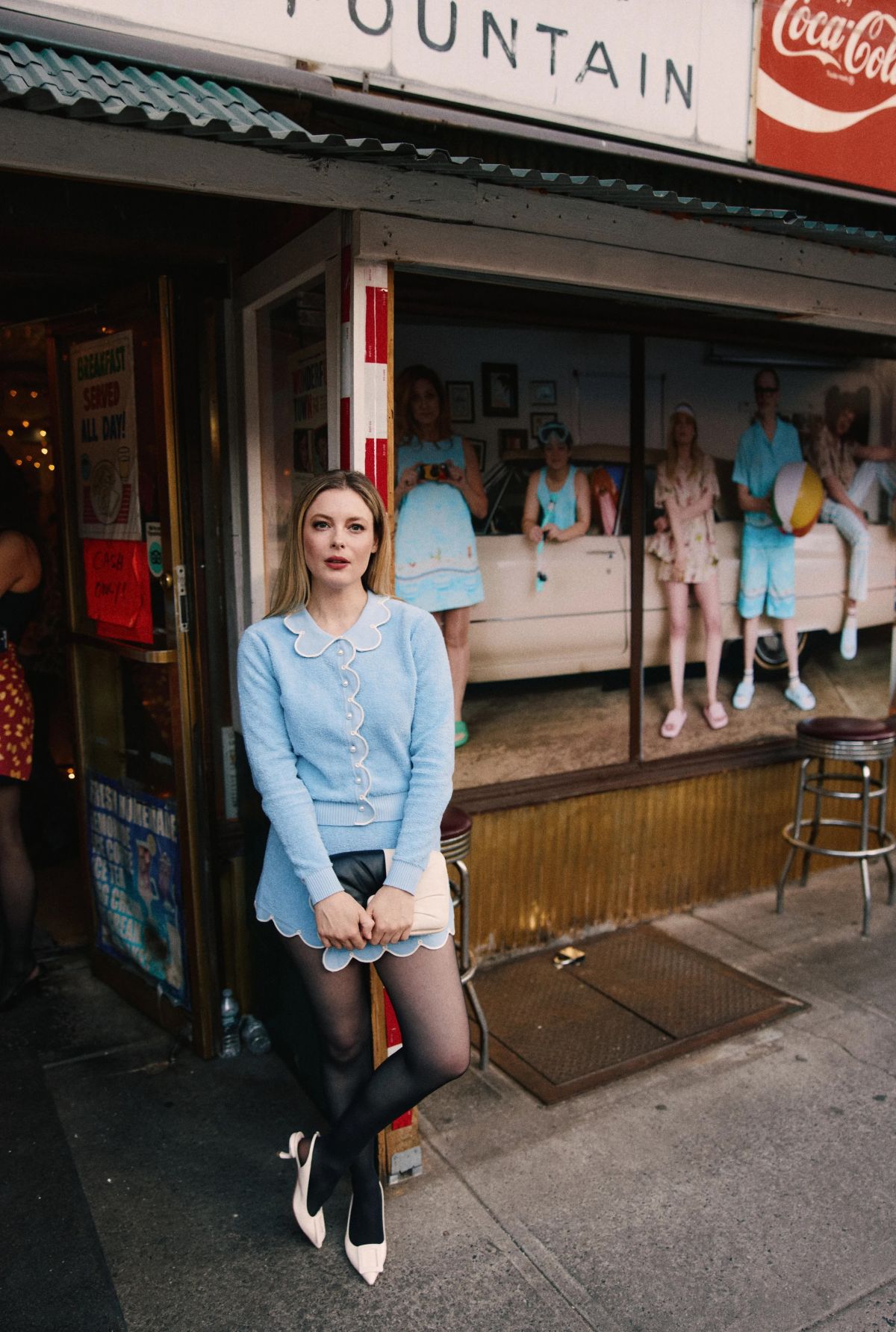Gillian Jacobs for Rachel Antonoff Spring Summer Collection, April 2025