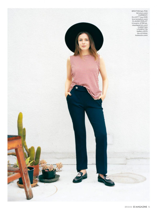 Gillian Jacobs in EveningStandard magazine, April 2016 3