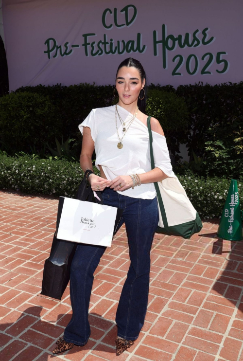 Indiana Massara at CLD PR Pre-Festival House in Beverly Hills, April 2025