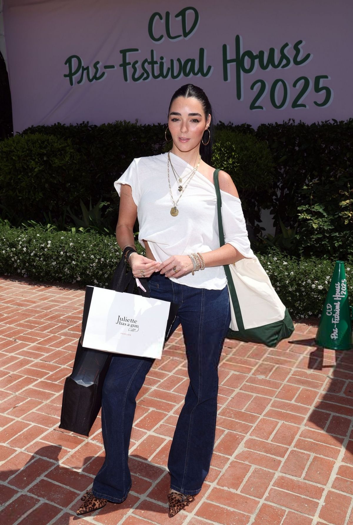 Indiana Massara at CLD PR Pre-Festival House in Beverly Hills, April 2025