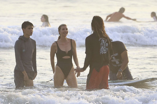 Ivanka Trump in swimsuit beach Costa Rica, April 2025 2