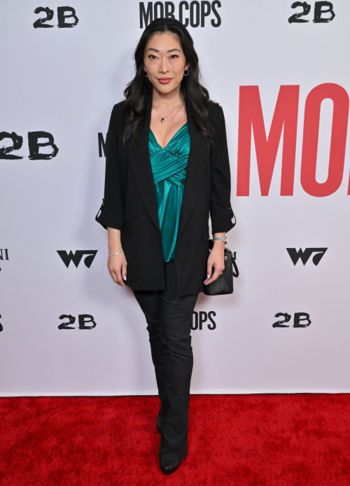 Jackie Dallas at Mob Cops Screening Los Angeles, April 2025