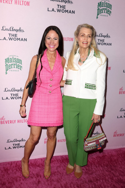 Jasmin Rosenberg and Nancy Davis at L.A. Woman Luncheon, April 2025