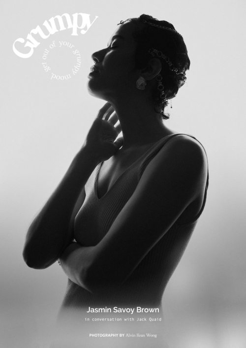 Jasmin Savoy Brown for Grumpy Magazine, April 2025 3