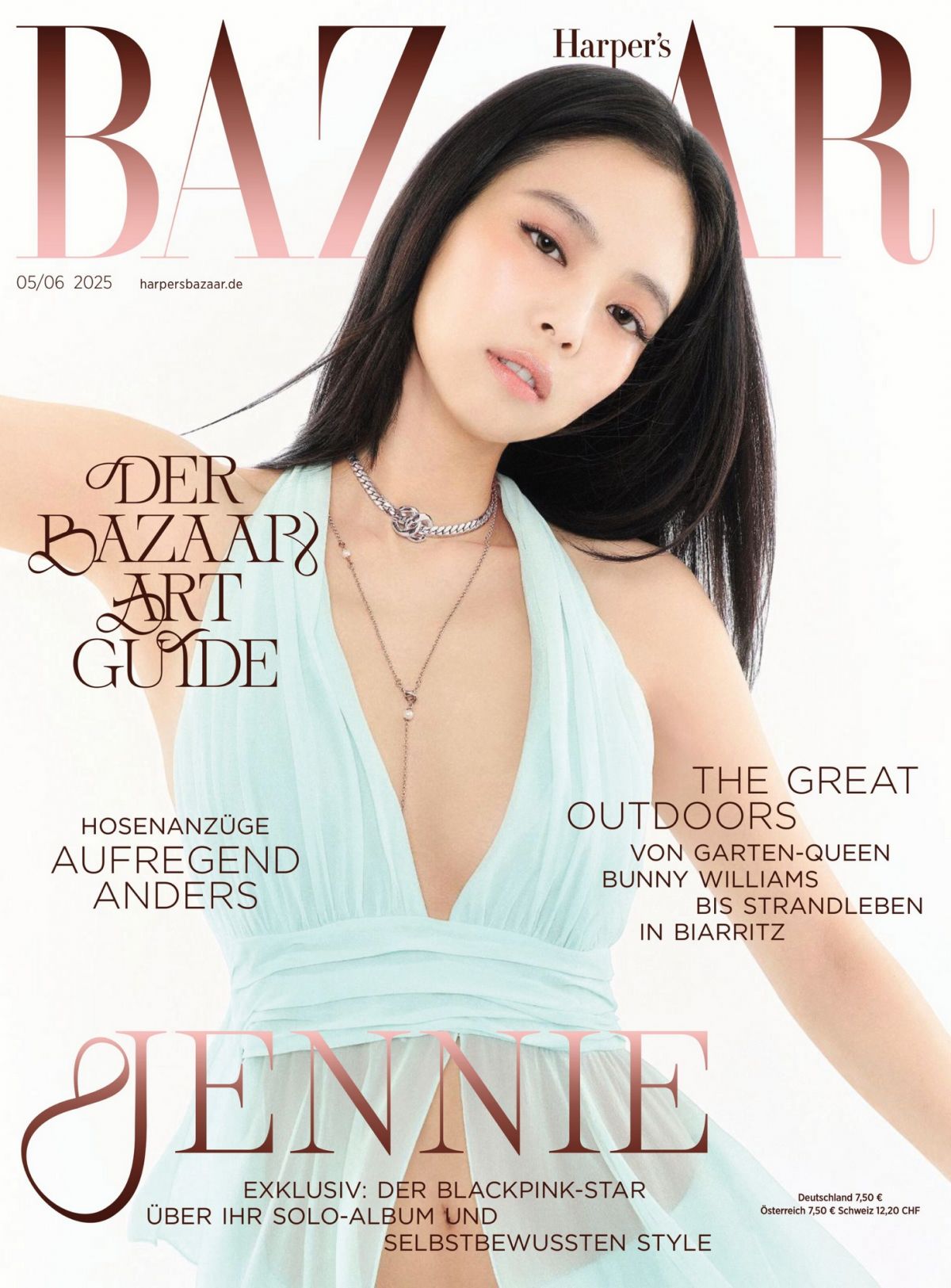 Jennie in Harper’s Bazaar Germany, May 2025