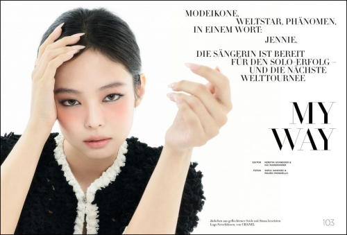 Jennie in Harper’s Bazaar Germany, May 2025 2