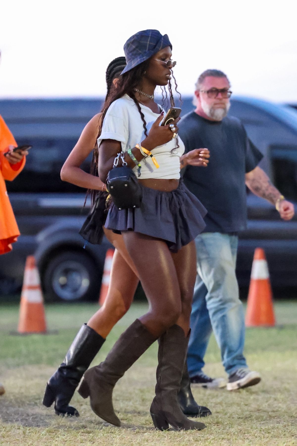 Jodie Turner-Smith attends Coachella Festival in Indio, April 2025