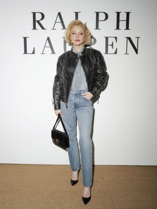 Julia Schlaepfer at Ralph Lauren Fall 2025 Collection Show in New York, April 2025 1