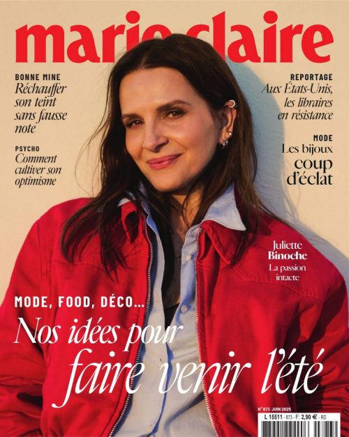 Juliette Binoche in Marie Claire France, June 2025