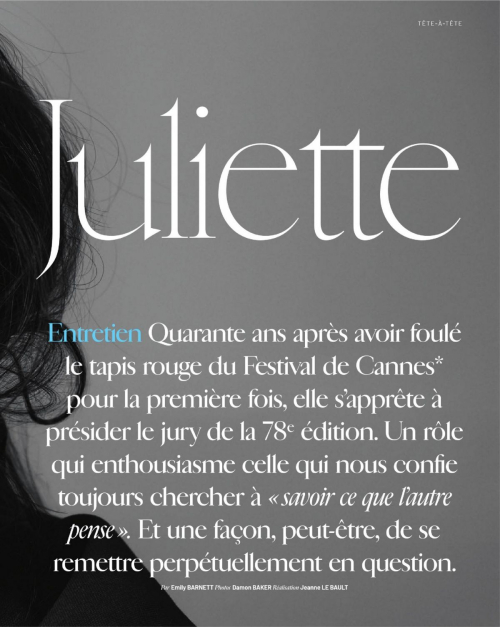 Juliette Binoche in Marie Claire France, June 2025 5