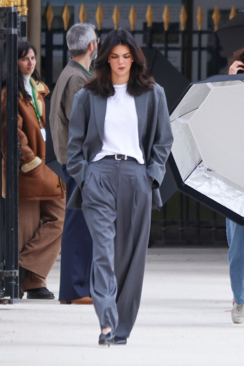 Kendall Jenner on Set of L’Oreal Commercial Paris, April 2025 2