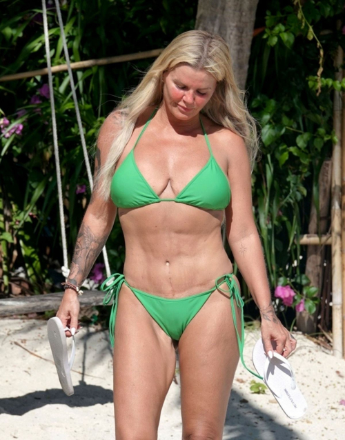 Kerry Katona in Bikini at Beach in Thailand, April 2025 6