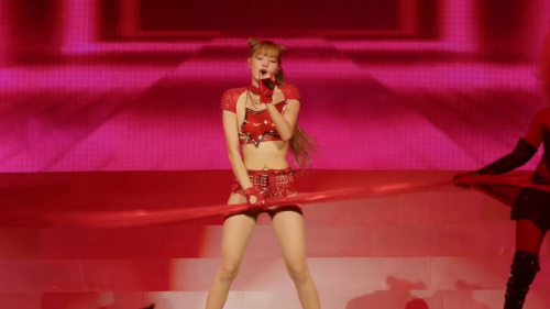 Lalisa Manobal performs at Coachella Sahara Stage, April 2025 2