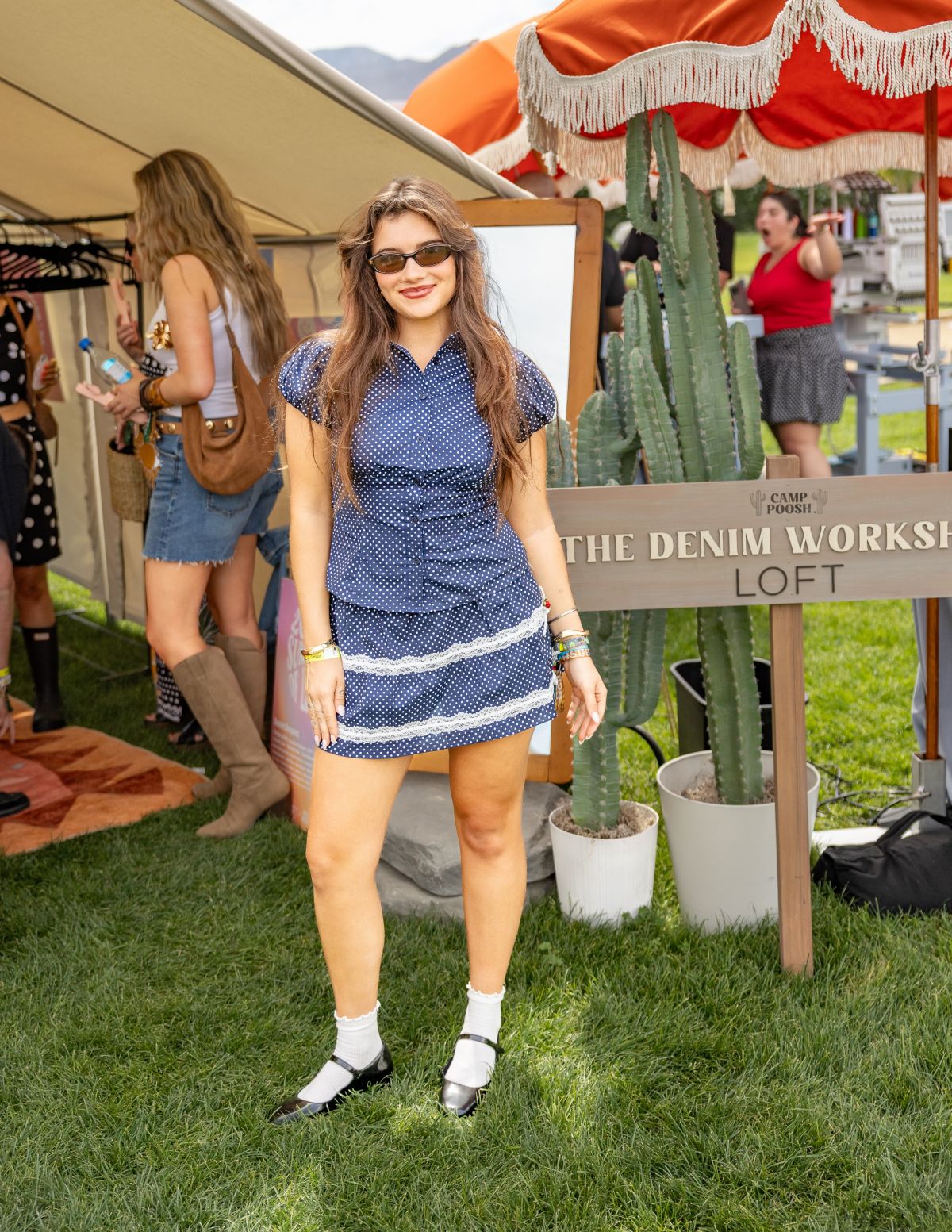 Lexi Jayde at Camp Poosh in Thermal desert setting, April 2025