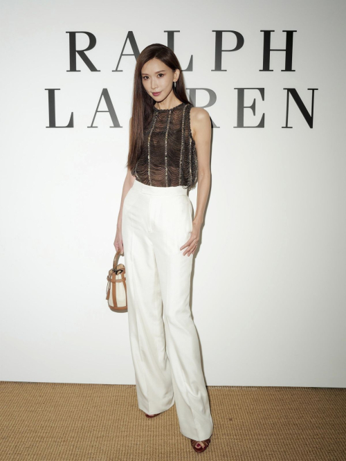 Lin Chi-Ling at Ralph Lauren Fall 2025 Collection Show in New York, April 2025 2