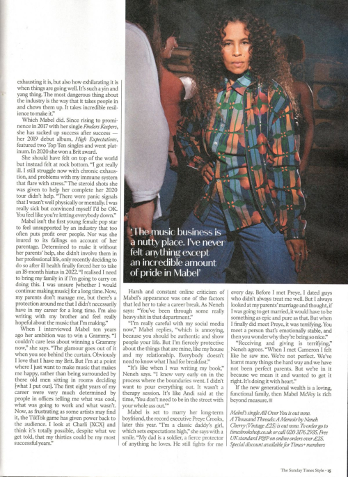 Mable McVey and Nenec Cherry in Style Magazine, March 2025 1