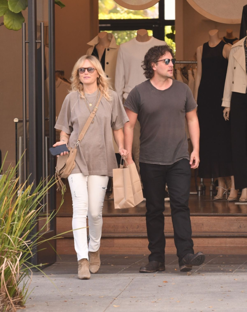 Malin Akerman and Jack Donnelly Out Shopping, April 2025