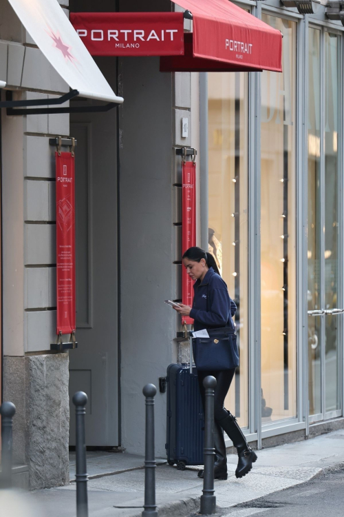 Marijana Vidovic Purchasing a Suitcase at Rimowa Store, April 2025 9