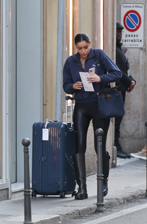 Marijana Vidovic Purchasing a Suitcase at Rimowa Store, April 2025 3