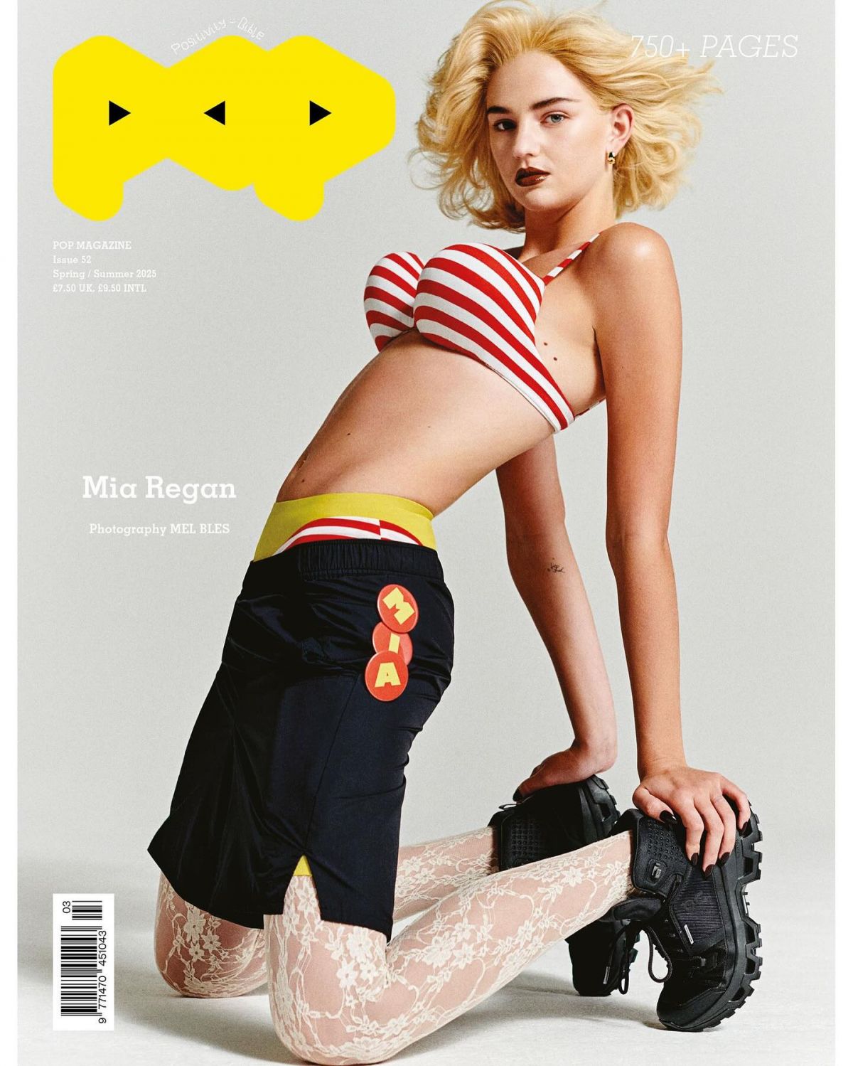 Mia Regan for POP Magazine Cover, Spring 2025