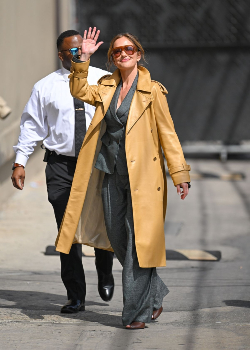 Minka Kelly Arrives at Jimmy Kimmel Live, April 2025 4