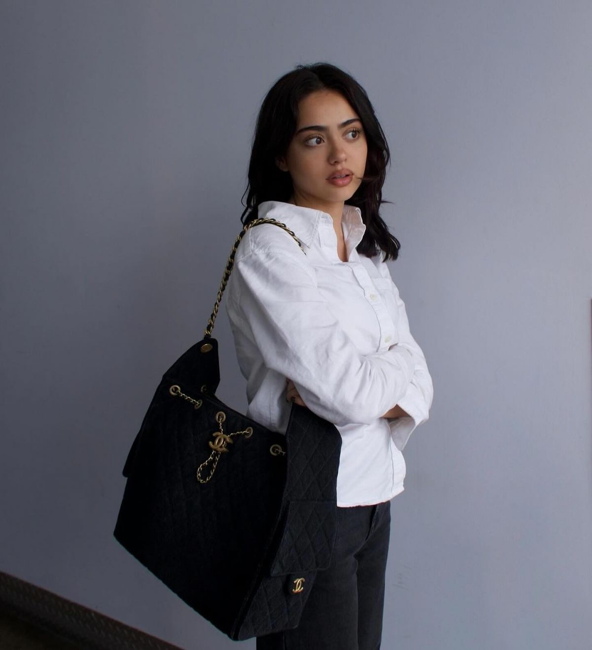 Nailea Devora for Chanel 25 photoshoot, April 2025