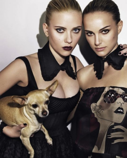 Natalie Portman and Scarlett Johansson for W Magazine, March 2008 1