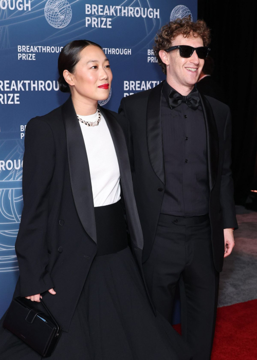 Priscilla Chan at Breakthrough Prize Ceremony, April 2025