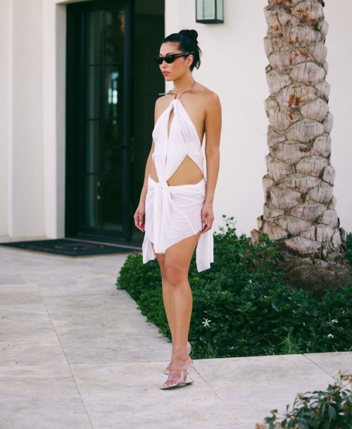 Raissa Gerona Arrives at Revolve Festival, April 2025 3