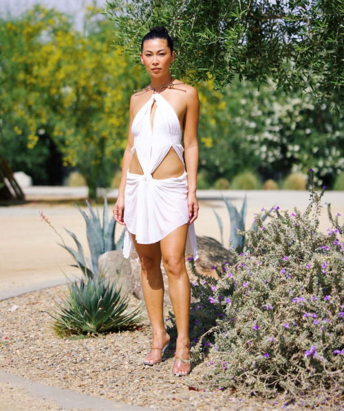 Raissa Gerona Arrives at Revolve Festival, April 2025 6