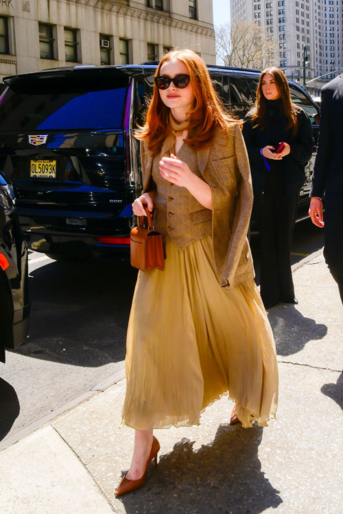 Sadie Sink at Ralph Lauren Fall Collection Show, April 2025 1