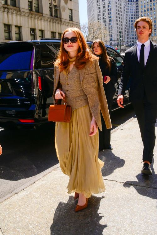 Sadie Sink at Ralph Lauren Fall Collection Show, April 2025 4